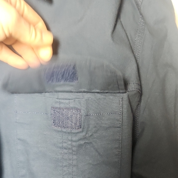 Levi's Blue Casual Button Down Shirt Cotton Blend - Picture 4 of 5